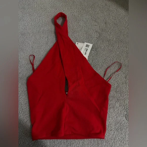 Red Halter Top - Picture 1 of 2